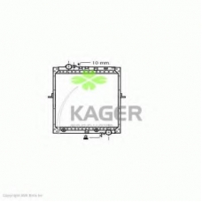 31-3207 KAGER Радиатор, охлаждение двигателя