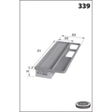 ELP9193 MECAFILTER Воздушный фильтр