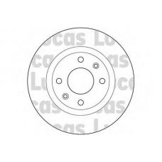 DF2808 TRW Тормозной диск