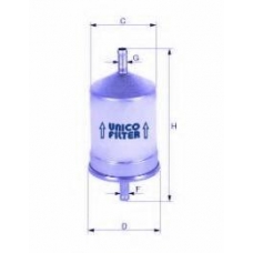 FI 8156 UNICO FILTER Топливный фильтр