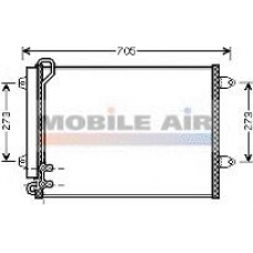 58005225 VAN WEZEL Конденсатор, кондиционер