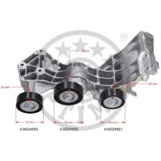 0-N2245 OPTIMAL Натяжитель ремня, клиновой зубча