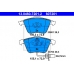13.0460-7201.2 ATE Комплект тормозных колодок, дисковый тормоз