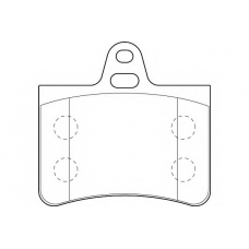 WBP23305A WAGNER LOCKHEED Комплект тормозных колодок, дисковый тормоз