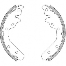 4031.00 ROADHOUSE Комплект тормозных колодок