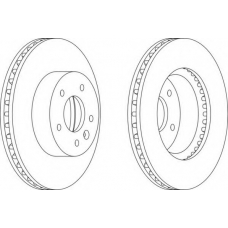 DDF1625C-1 FERODO Тормозной диск