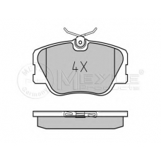 025 209 4119/PD MEYLE Комплект тормозных колодок, дисковый тормоз