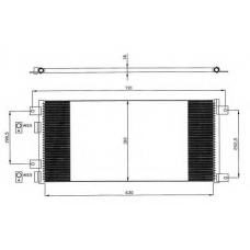 35643 NRF Конденсатор, кондиционер