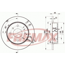 BD-9901 FREMAX Тормозной диск