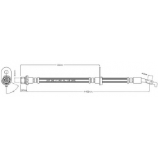 VBJ186 MOTAQUIP Тормозной шланг