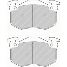 FDB877 FERODO Комплект тормозных колодок, дисковый тормоз