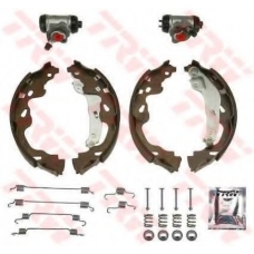 BK1909 TRW Комплект тормозных колодок