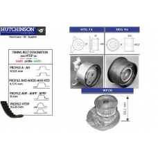 KH 96WP20 HUTCHINSON Водяной насос + комплект зубчатого ремня