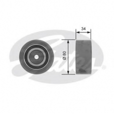 T41238 GATES Паразитный / ведущий ролик, зубчатый ремень