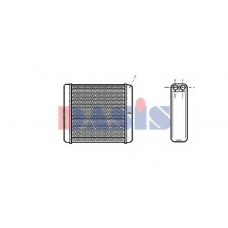 159170N AKS DASIS Теплообменник, отопление салона