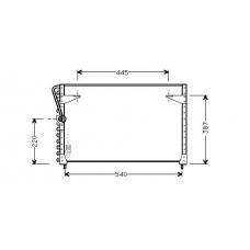 VO5072 AVA Конденсатор, кондиционер