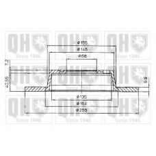 BDC5183 QUINTON HAZELL Тормозной диск