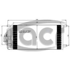 300551 ACR Конденсатор, кондиционер