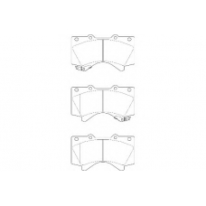 WBP24386A WAGNER LOCKHEED Комплект тормозных колодок, дисковый тормоз