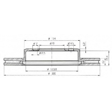 BSF5146 QUINTON HAZELL Тормозной диск