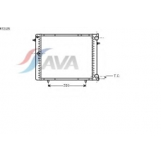 RT2125 AVA Радиатор, охлаждение двигателя