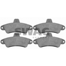 50 91 6393 SWAG Комплект тормозных колодок, дисковый тормоз