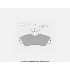 025 231 2419 MEYLE Колодки тормозные