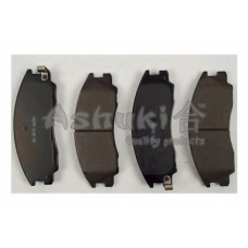 1080-4350J ASHUKI Комплект тормозных колодок, дисковый тормоз