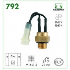 792 MTE-THOMSON Термовыключатель, вентилятор радиатора
