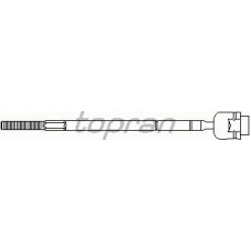 207 182 TOPRAN Осевой шарнир, рулевая тяга