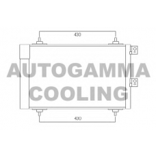 104899 AUTOGAMMA Конденсатор, кондиционер