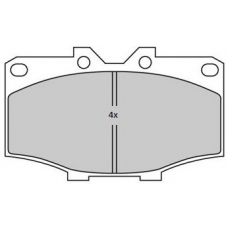 FBP-1749 FREMAX Комплект тормозных колодок, дисковый тормоз