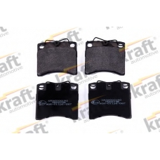 6000190 KRAFT AUTOMOTIVE Комплект тормозных колодок, дисковый тормоз