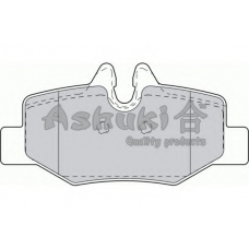 QM10-06O ASHUKI Комплект тормозных колодок, дисковый тормоз
