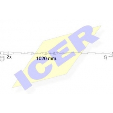 610623 E C ICER Сигнализатор, износ тормозных колодок