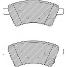 FSL1875 FERODO Комплект тормозных колодок, дисковый тормоз
