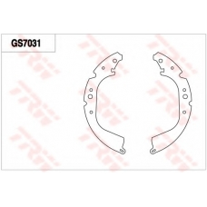 GS7031 TRW Комплект тормозных колодок