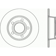 BDR1747.10 OPEN PARTS Тормозной диск