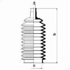 983806 EKG Пыльник, рулевое управление