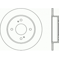 BDR1392.10 OPEN PARTS Тормозной диск
