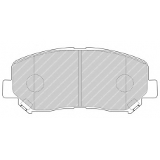 FDB4357 FERODO Комплект тормозных колодок, дисковый тормоз
