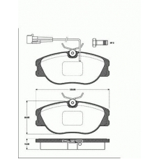 1501222336 S.b.s. Комплект тормозных колодок, дисковый тормоз