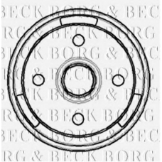 BBR7019 BORG & BECK Тормозной барабан