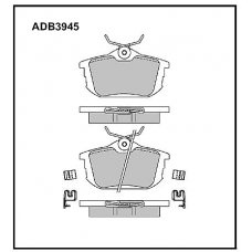 ADB3945 Allied Nippon Тормозные колодки
