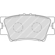 FDB1892 FERODO Комплект тормозных колодок, дисковый тормоз