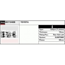 DC73488 DELCO REMY Тормозной суппорт