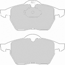 FD6710N NECTO Комплект тормозных колодок, дисковый тормоз