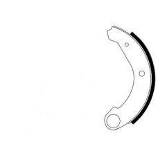 8DB 355 003-581 HELLA Комплект тормозных колодок