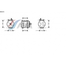 HDK019 AVA Компрессор, кондиционер