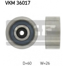 VKM 36017 SKF Паразитный / ведущий ролик, поликлиновой ремень